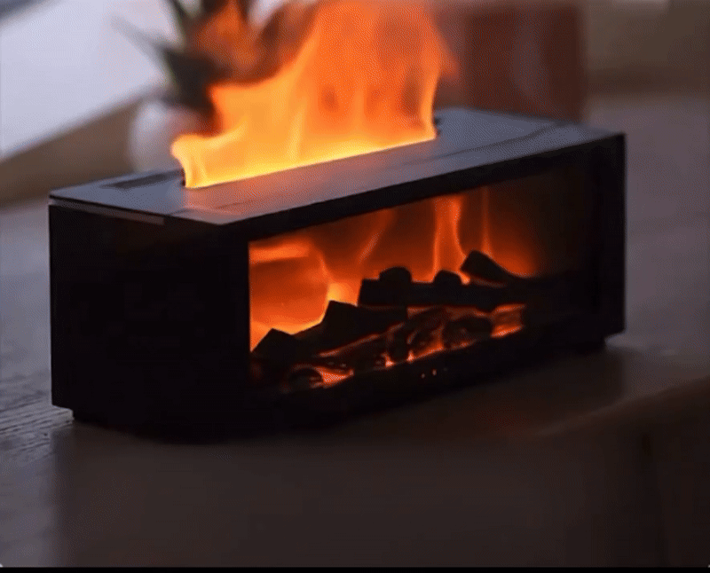 WINTER-WOODS™ – Cheminée Décorative à Vapeur LED | Ambiance Cocooning & Relaxante