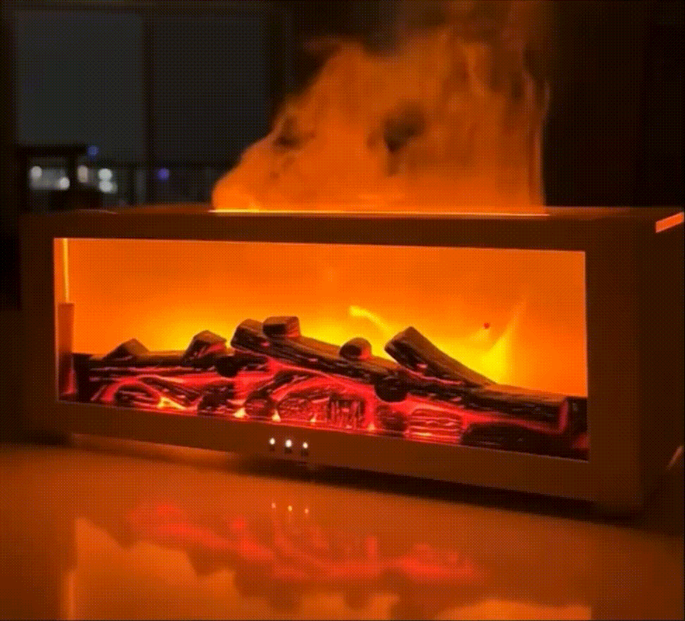 WINTER-WOODS™ – Cheminée Décorative à Vapeur LED | Ambiance Cocooning & Relaxante